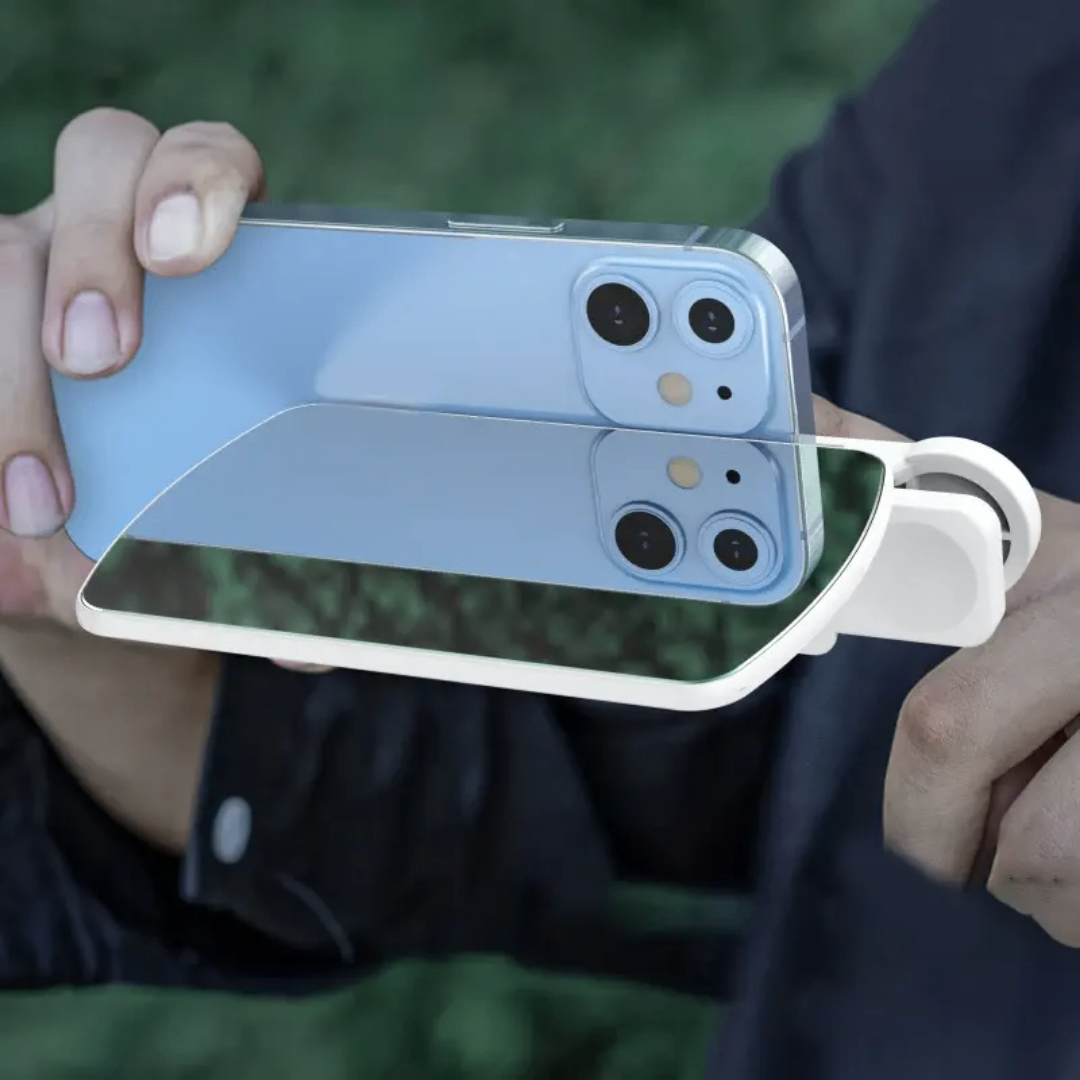 Clip miroir photo pour portable