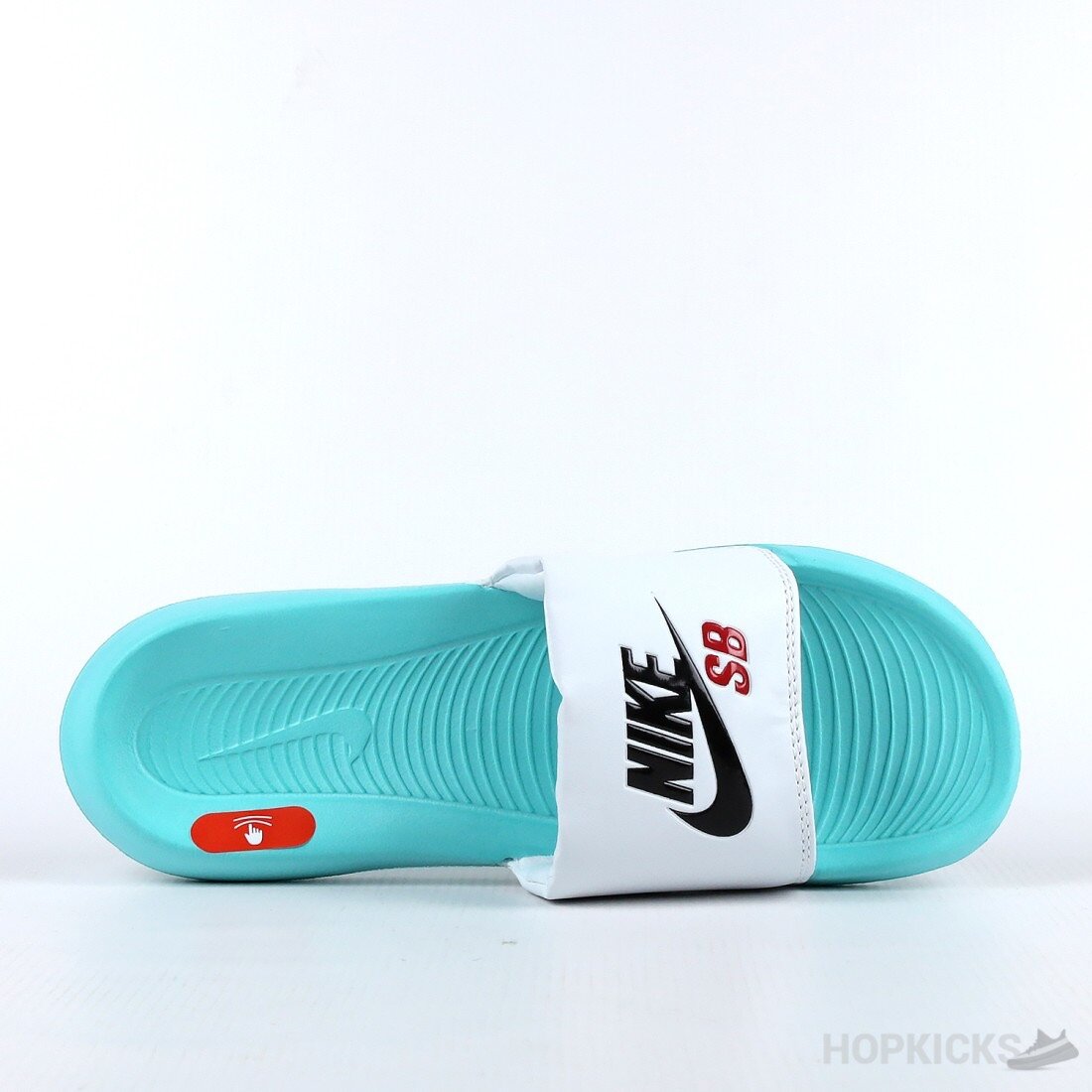 Sandales homme neuves Nike SB One Slide taille 12 noir blanc