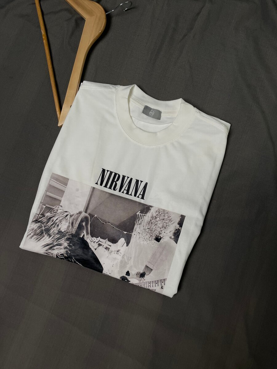 T-shirt Nirvana Blanc