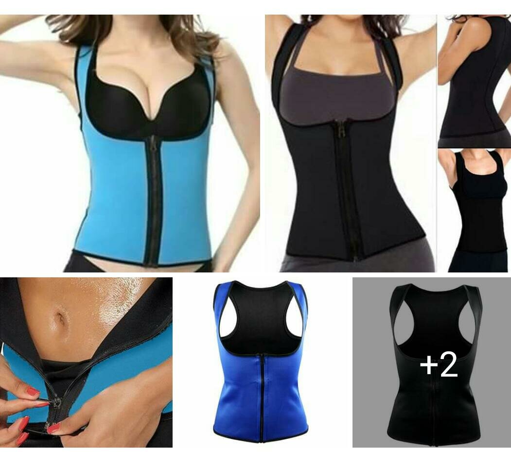 Neoprene Push Up Vest Sweat Waist Trainer Body Shaper Corset