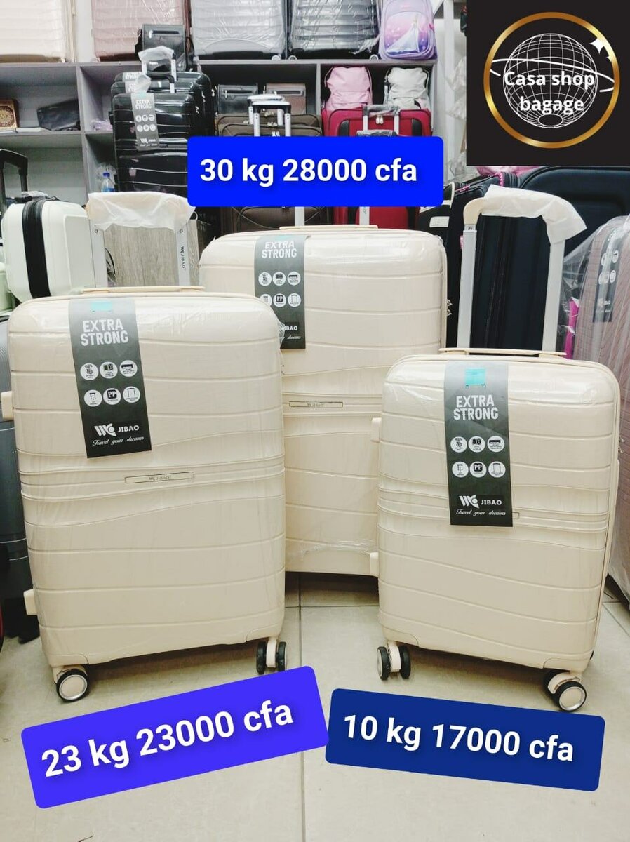 Valise matière gomme incasable