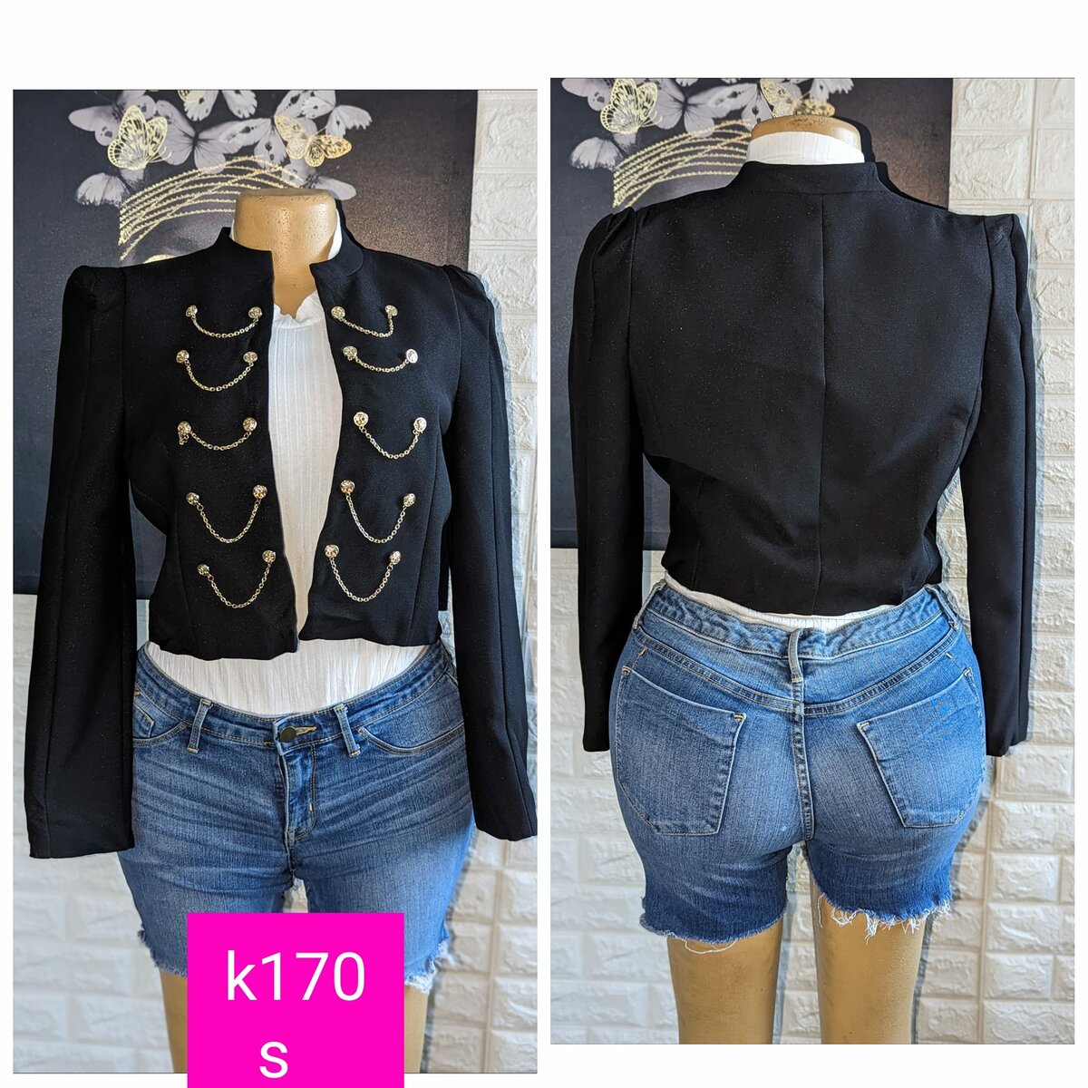 Beautiful and stylish women's jacket black