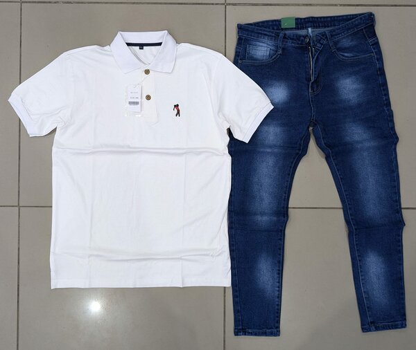 Golf T-shirt+Jean