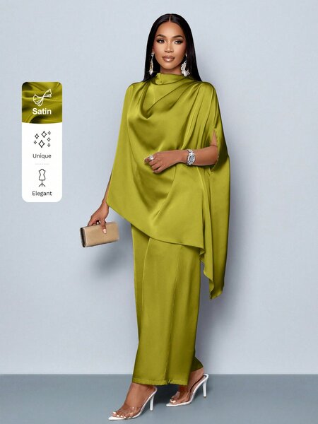 Ensemble Satin Élégant Femme