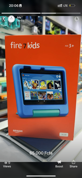 Tablette Amazon fire 7 kid 16gb