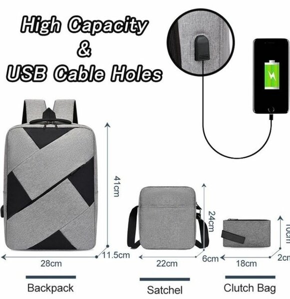 Ensemble de sacs à dos modernes