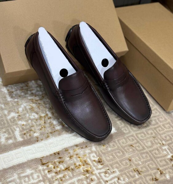 Mocassins en cuir homme