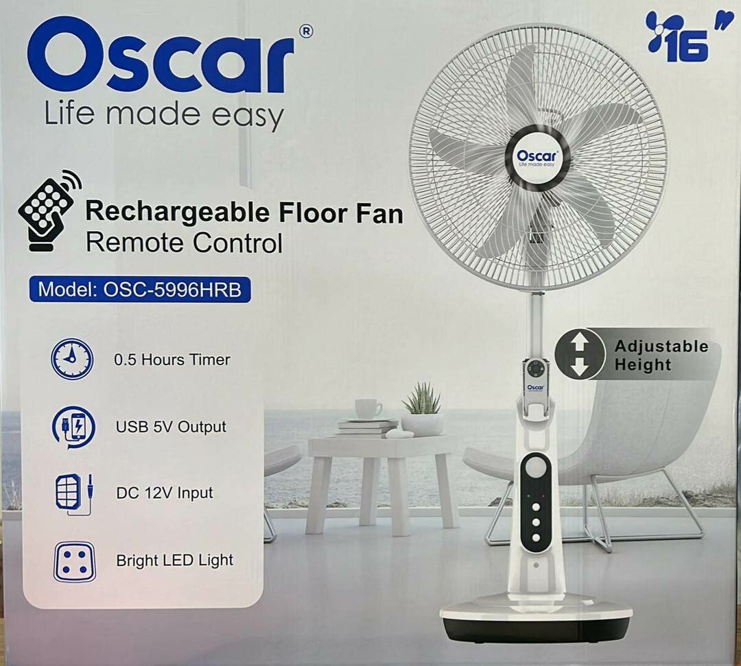 Ventilateur rechargeable oscar