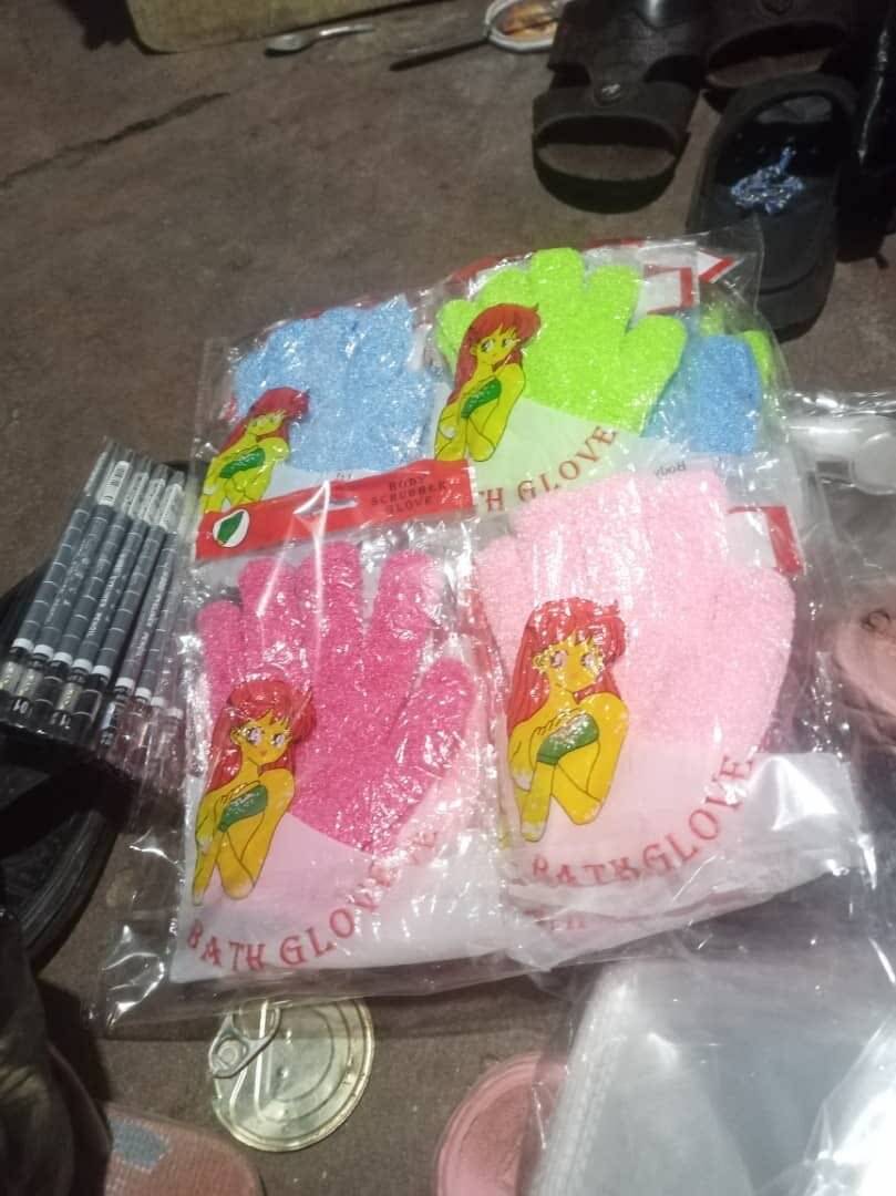 Gant de Bain Exfoliant Coloré