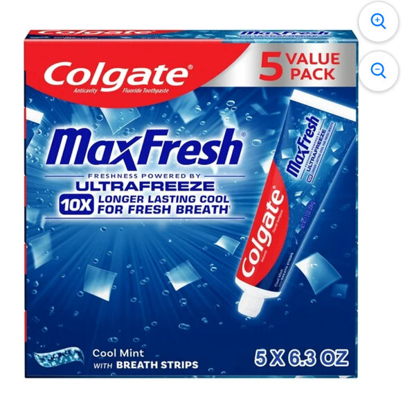 Colgate MaxFresh Toothpaste 5-Pack