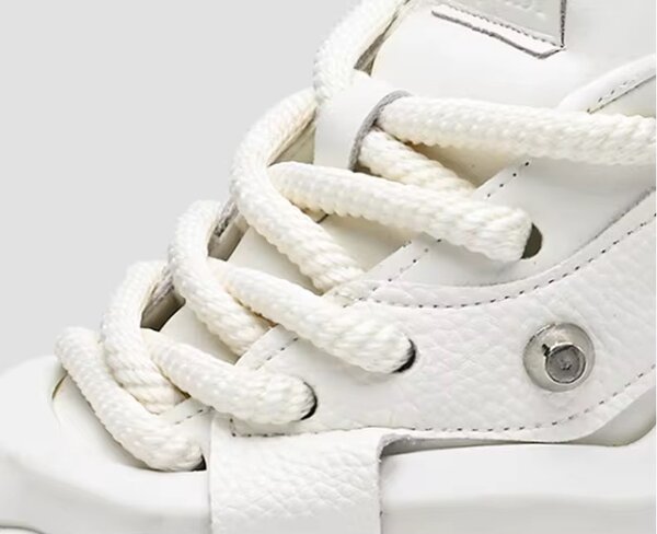 Sneakers blancs chunky mode