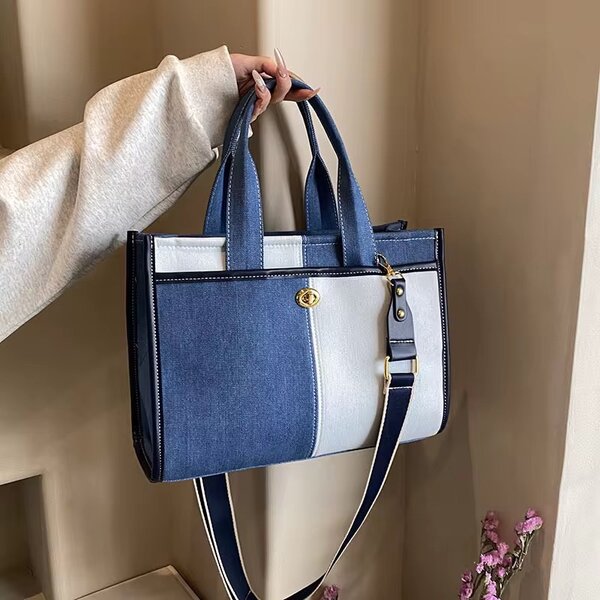 Sac à main en denim tendance