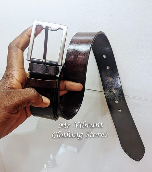 Pure leather Single Color Belts