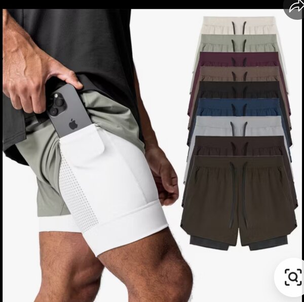 Shorts de sport avec poche