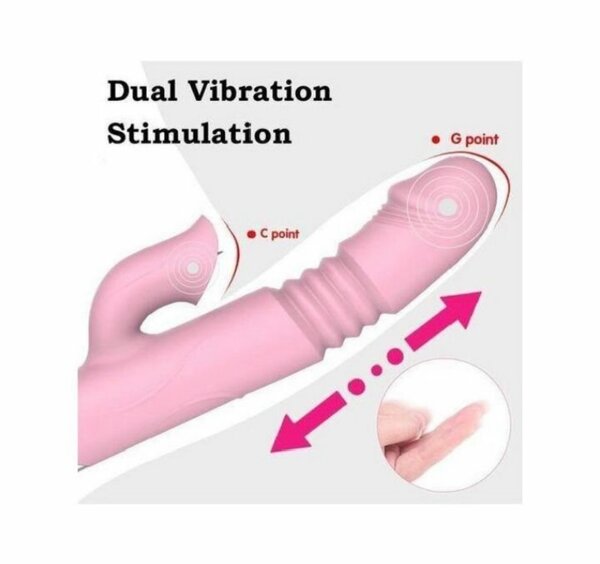 Vibromasseur double stimulation