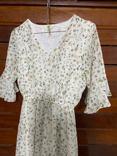 Robe longue florale élégante