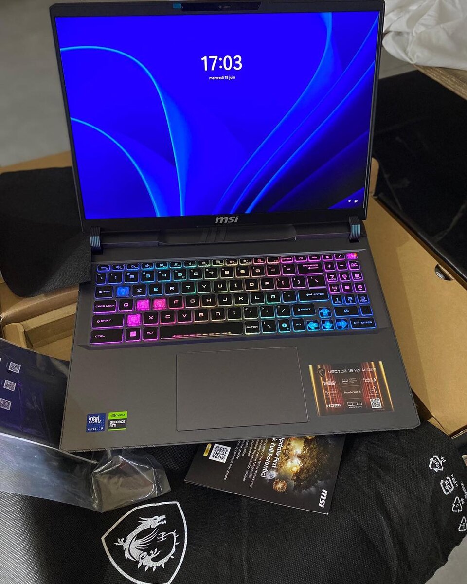Ordinateur portable MSI gaming
