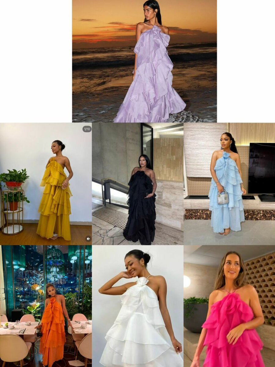 Robe volante kareessa