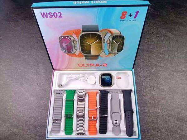 WS02 7 STRAPS IN 1 SMART WATCH