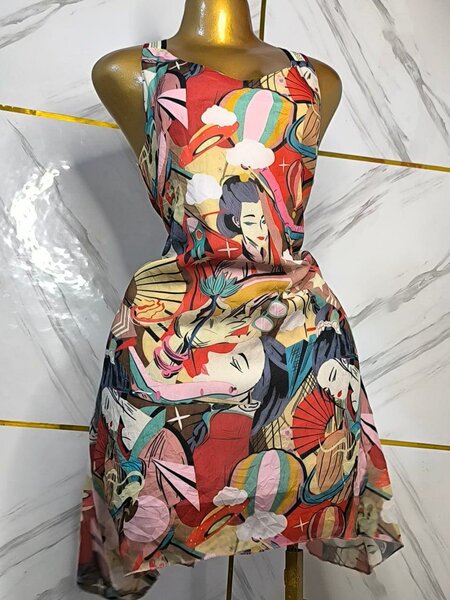 Robe élégante imprimée