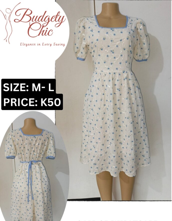 Chic women's dress color size: m -l 