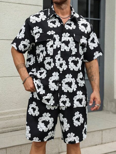 Costume d'été imprimé floral