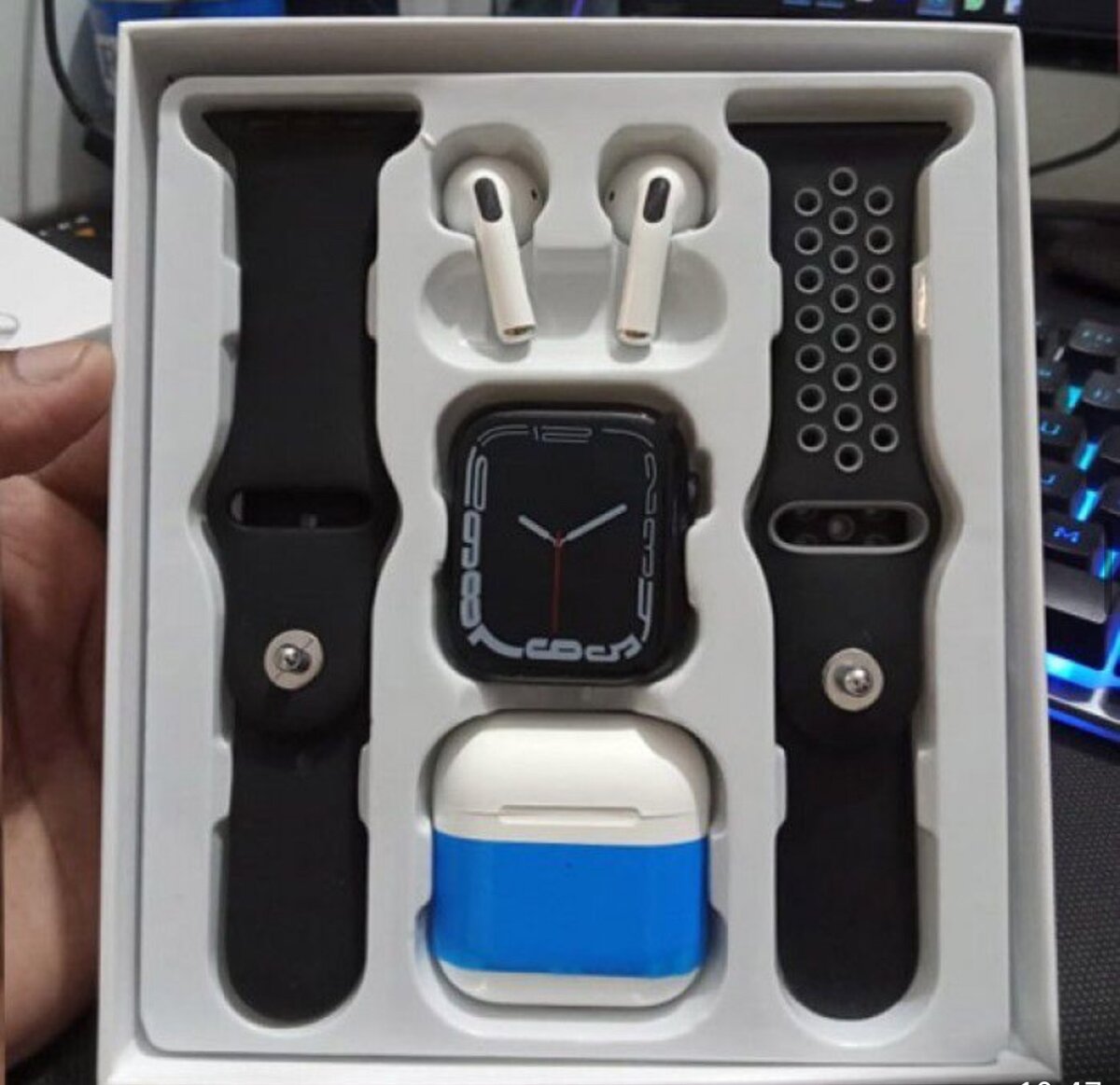 Smart Watch T55 Pro Max Smart Watch, Montre + Ecouteurs BT +