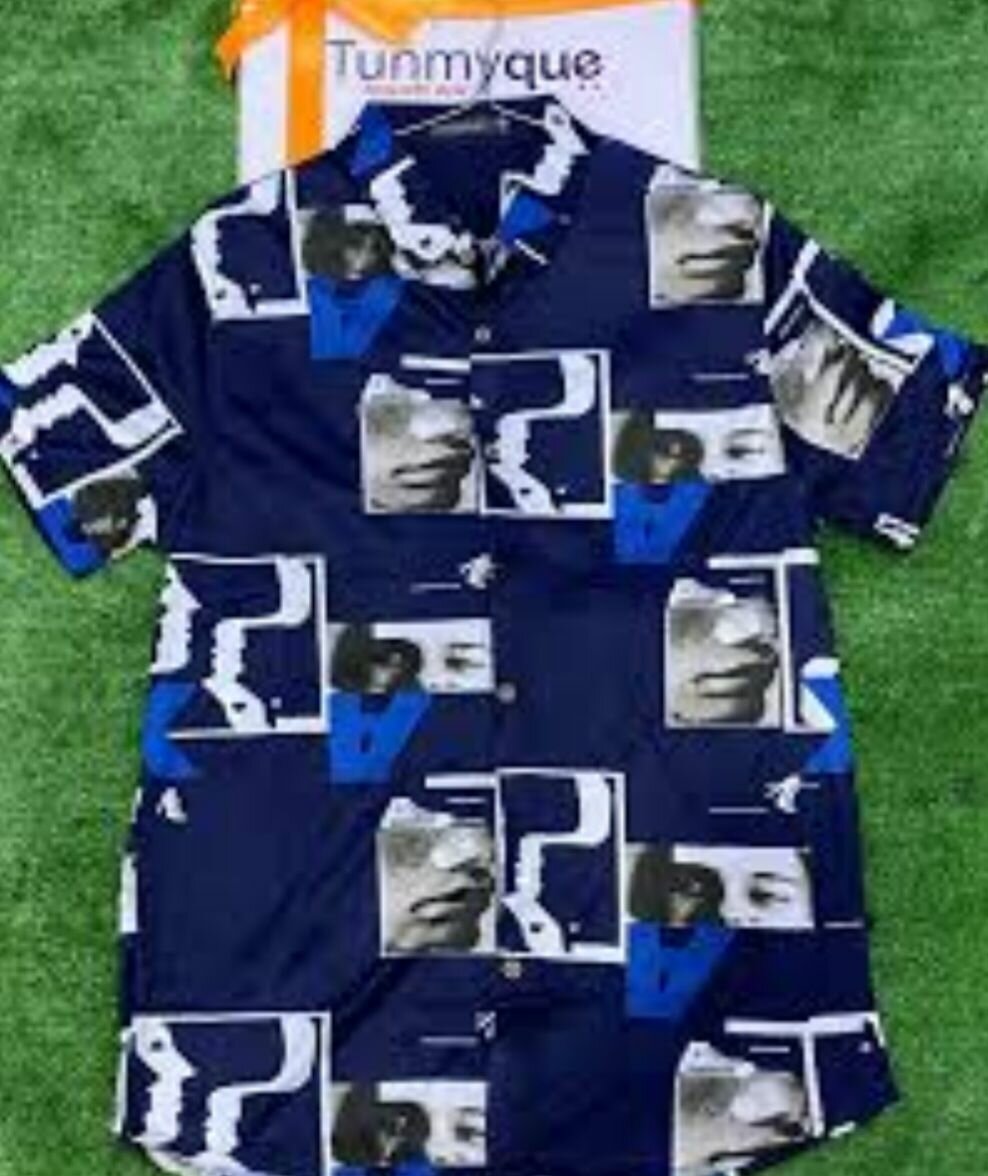 Belle chemise Hawaii Bleu