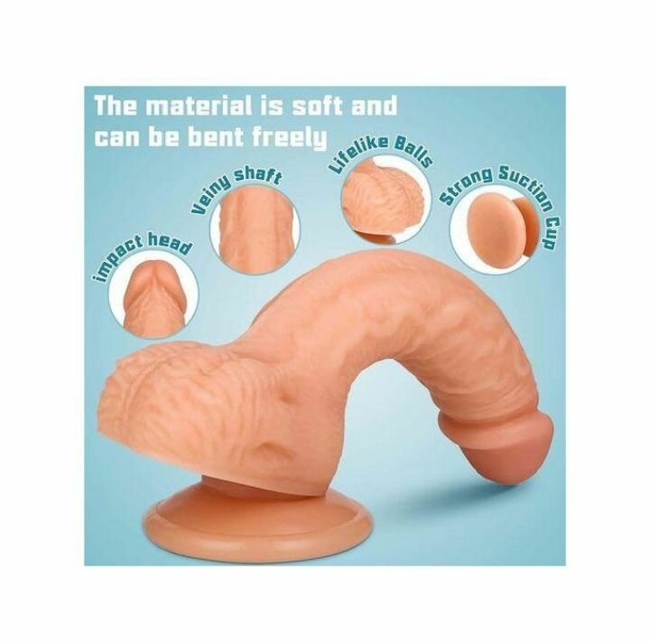 Gode Souple à Ventouse Forte