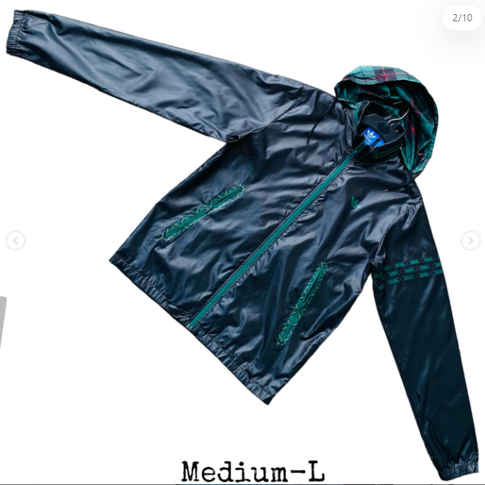 Adidas windbreaker jacket combined color