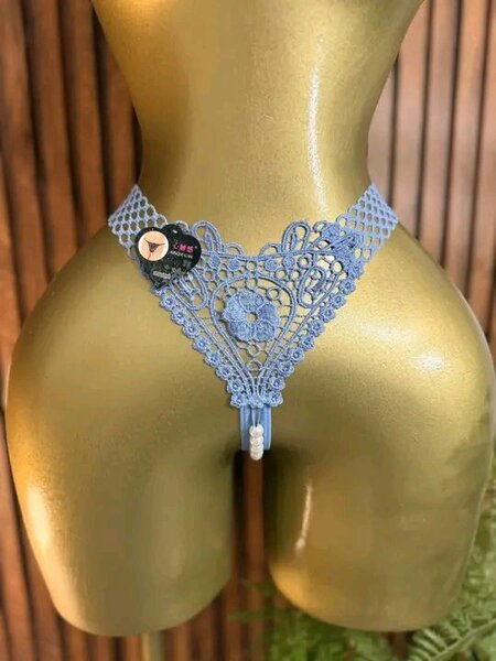 String dentelle perles sexy