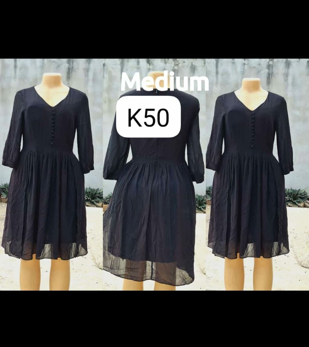 Beautiful and high quality women's dress black