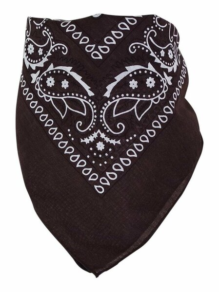 Bandana en coton marron