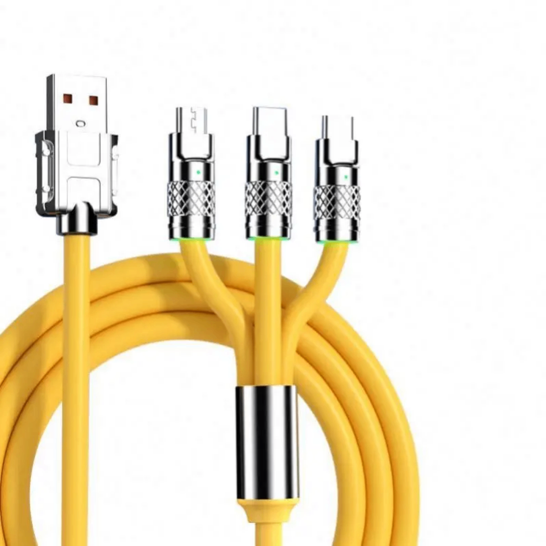 Câble USB 3 en 1 coloré