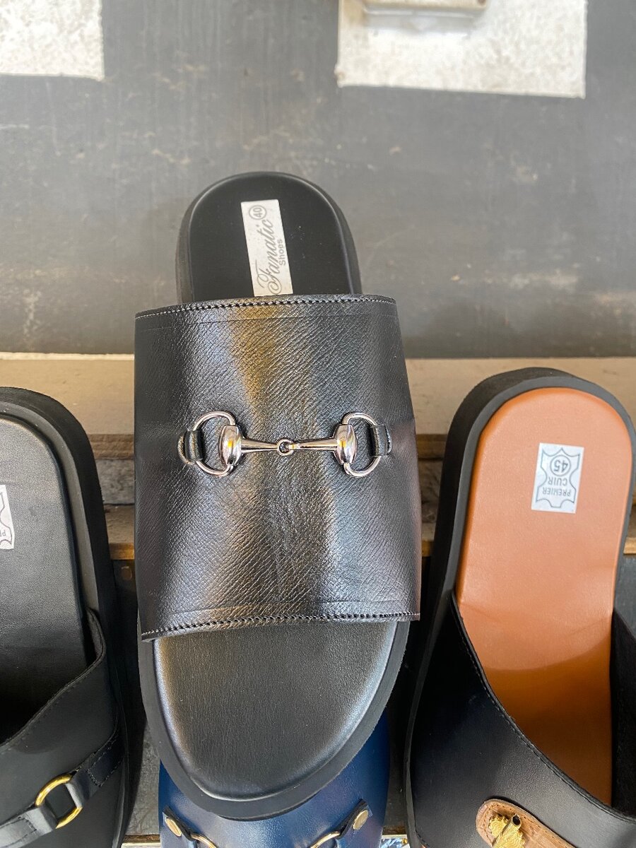 Sandales en cuir pour hommes