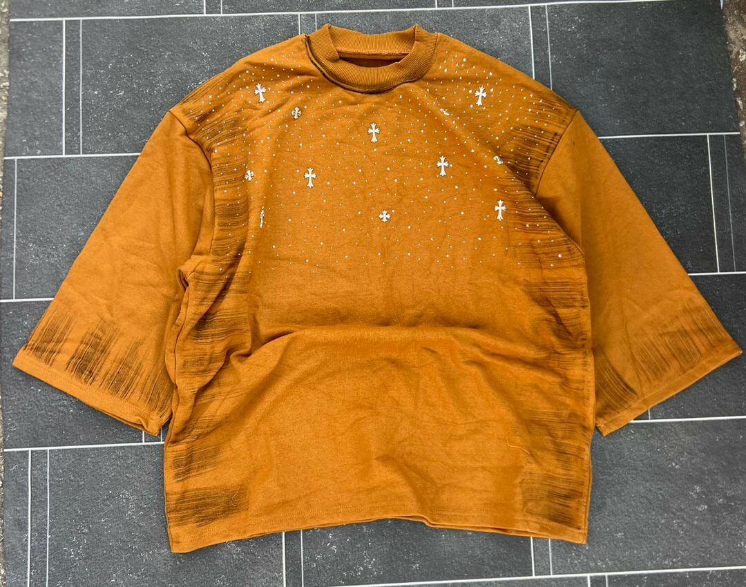 T-shirt oversize à strass