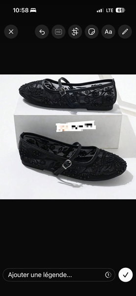 Ballerines Noires Élégantes