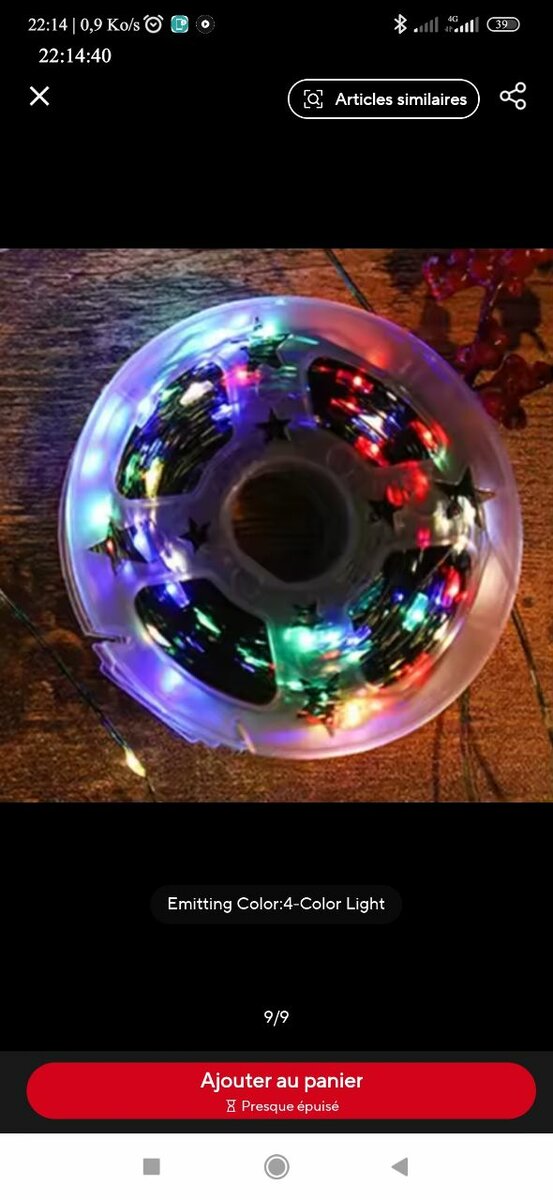 Guirlande LED Multicolore