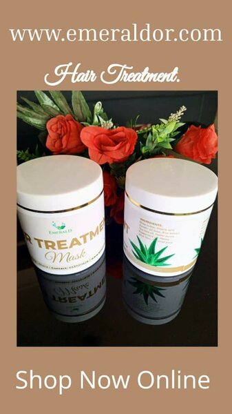 Emerald Hair Treatment Mask.