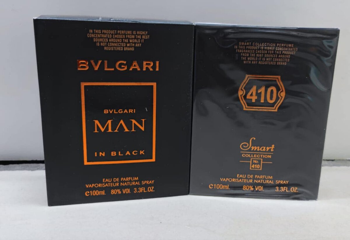 New Scents Smart № 410 Bvlgari man in black men's perfume 100ml