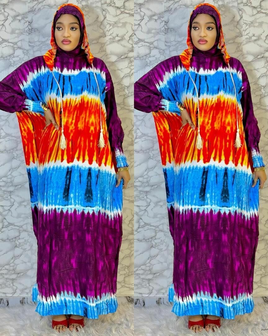 Chics Abayas doubles capuches en coton disponible
