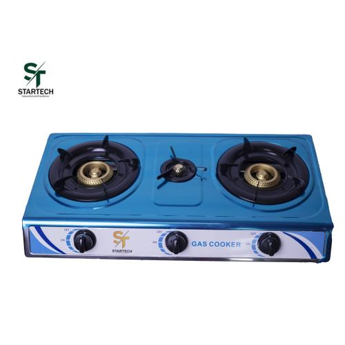 STARTECH Rechaud à Gaz - 3 Feux En Inox