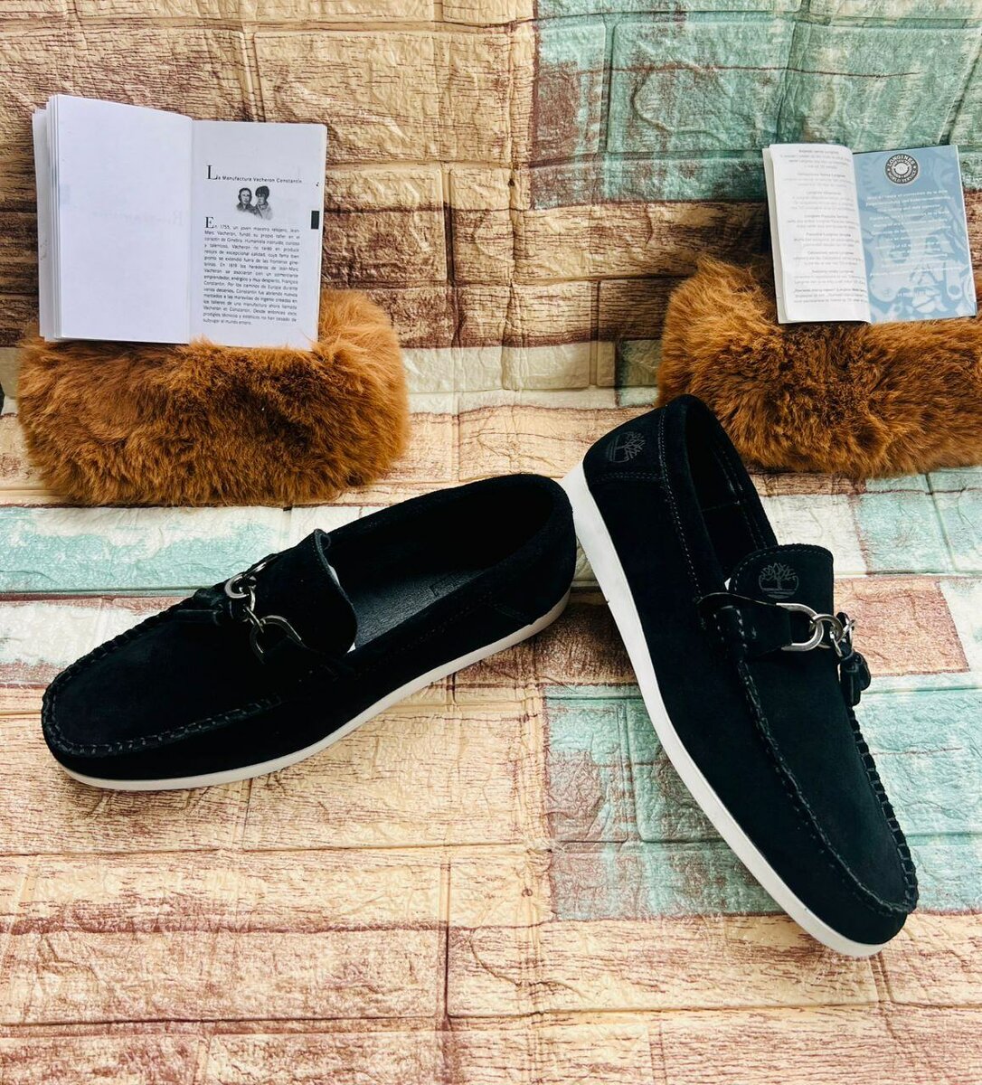 Mocassins élégants en daim