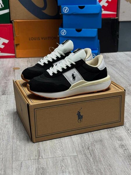 Baskets Noires Polo Ralph Lauren