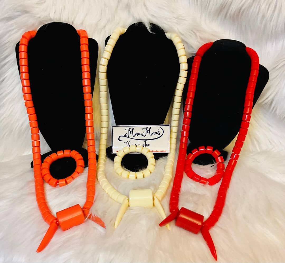 Colorful Beaded Necklace Set