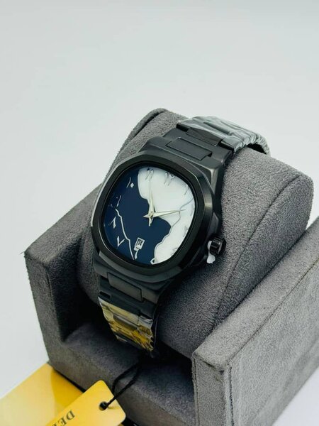 Montre Élégante Noire Homme