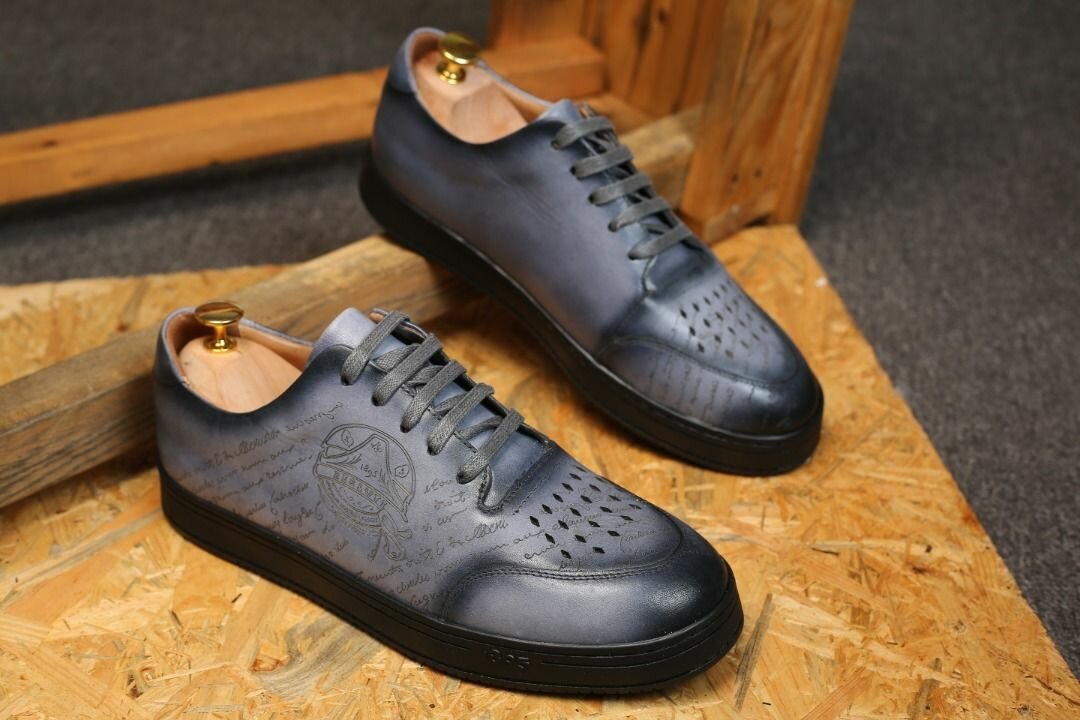 Sneakers en cuir élégant