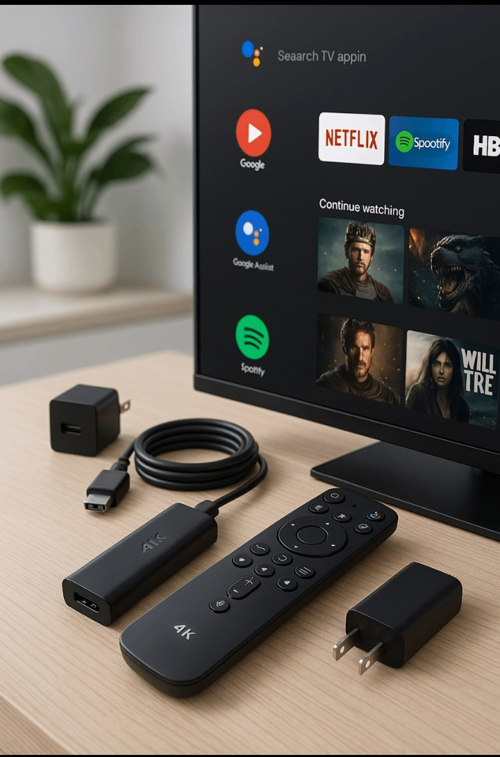 Clé TV Android 4K Streaming