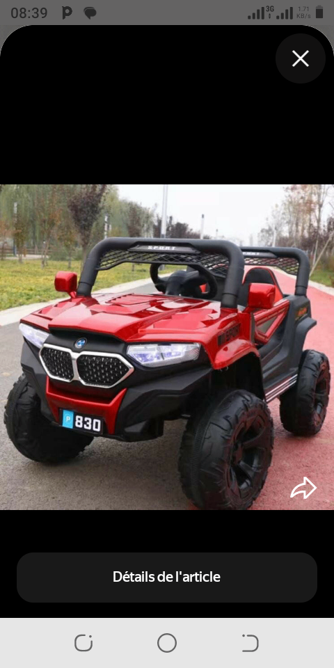 Voiture électrique pour enfant