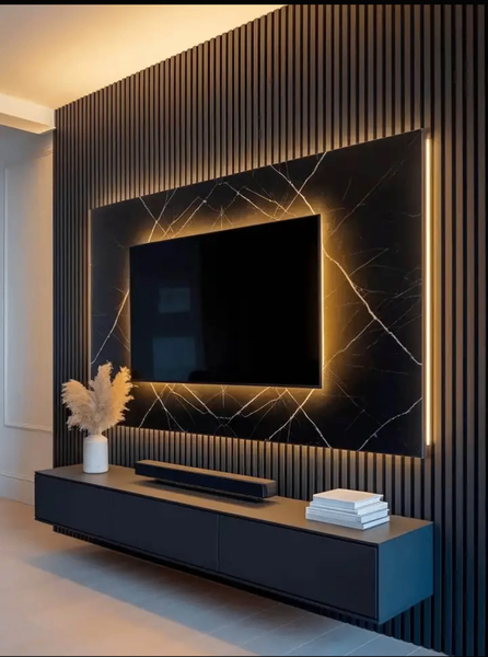 Panneau mural TV moderne